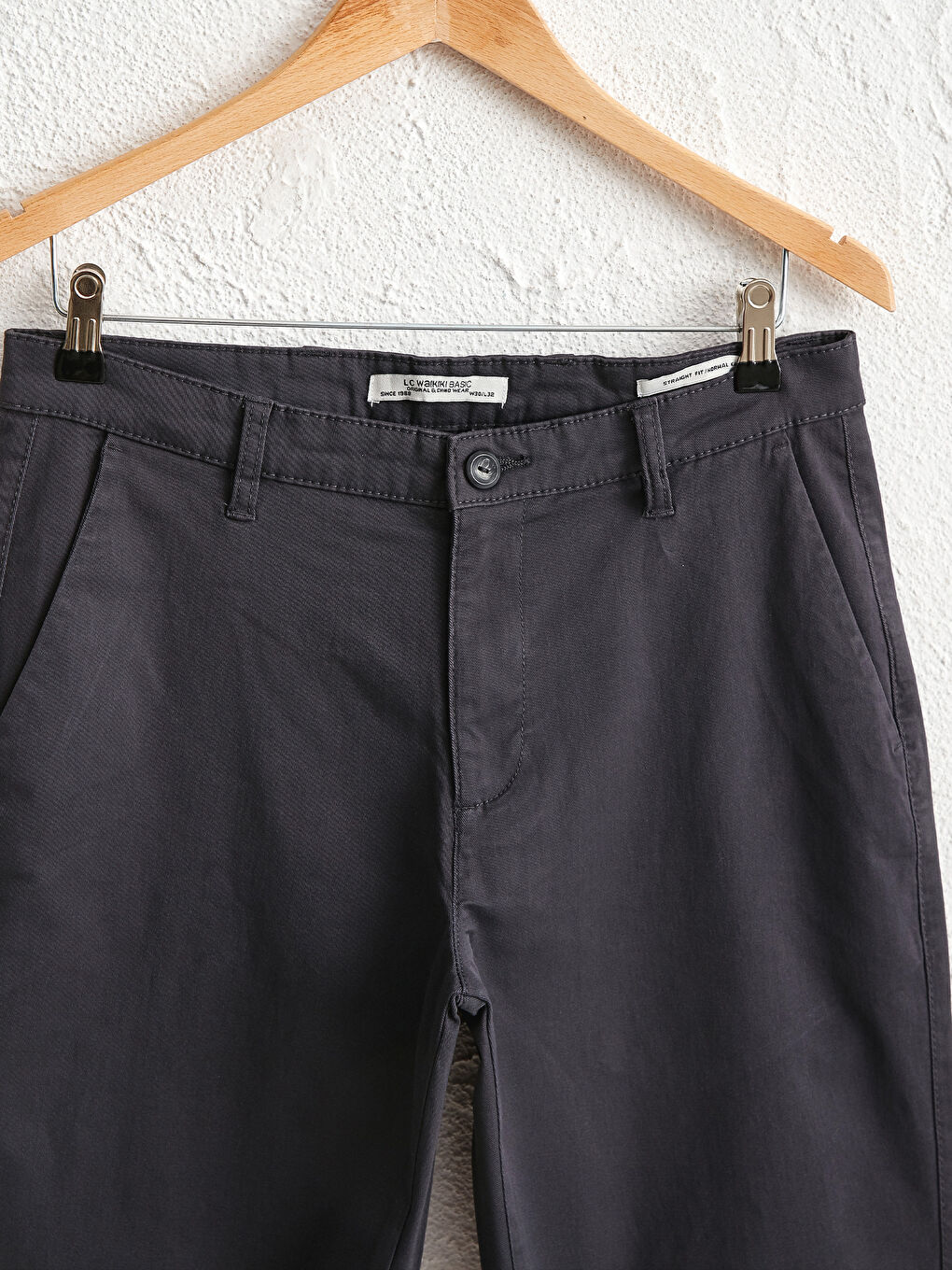 Normal Fit Gabardine Chino Trousers-2