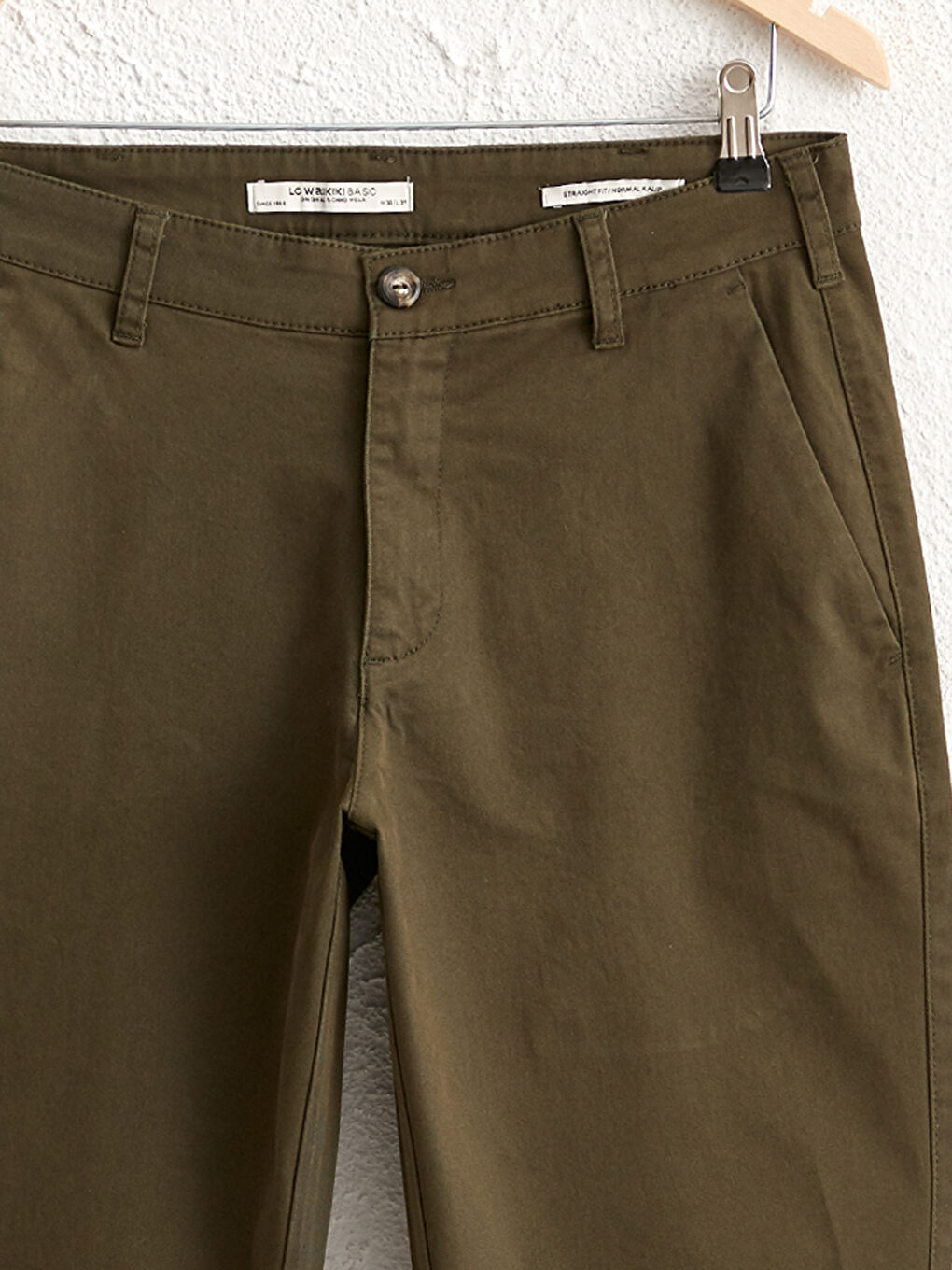 LCWAIKIKI Classic Normal Fit Gabardine Chino Trousers -0W3936Z8-PNP
