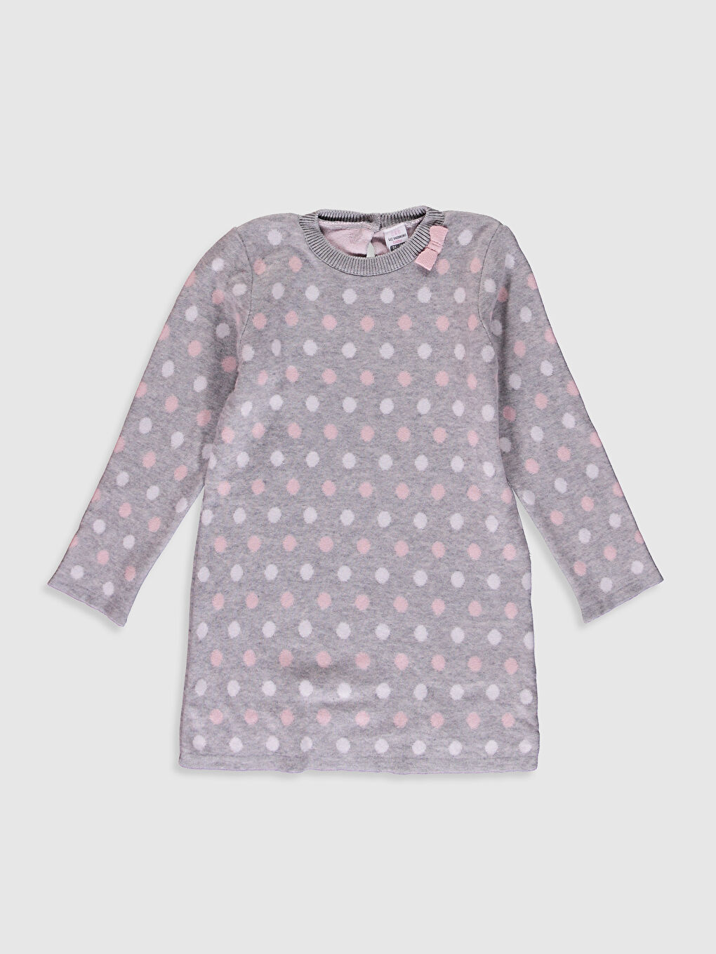 Pembe Kız Bebek Elbise ve Külotlu Çorap-1