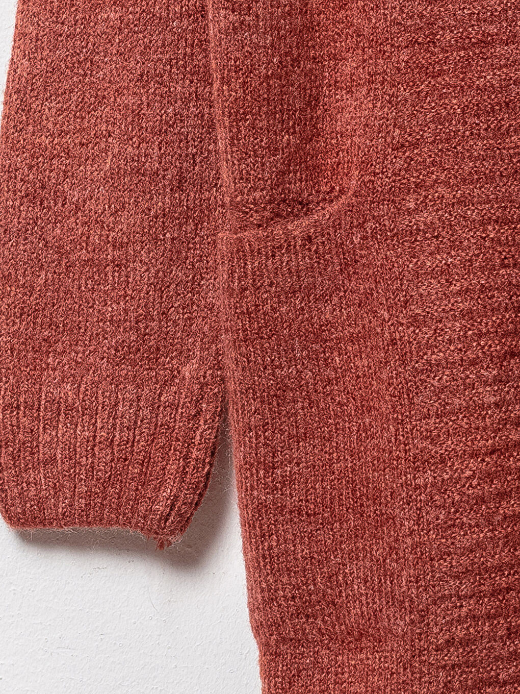 Pocket Detailed Heavy Tricot Cardigan-2