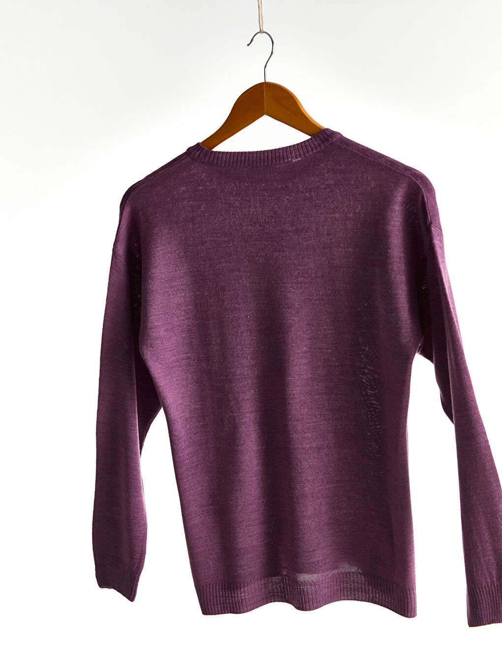 Bike Collar Long Sleeve Women Flat Slim Knitwear Sweater-2