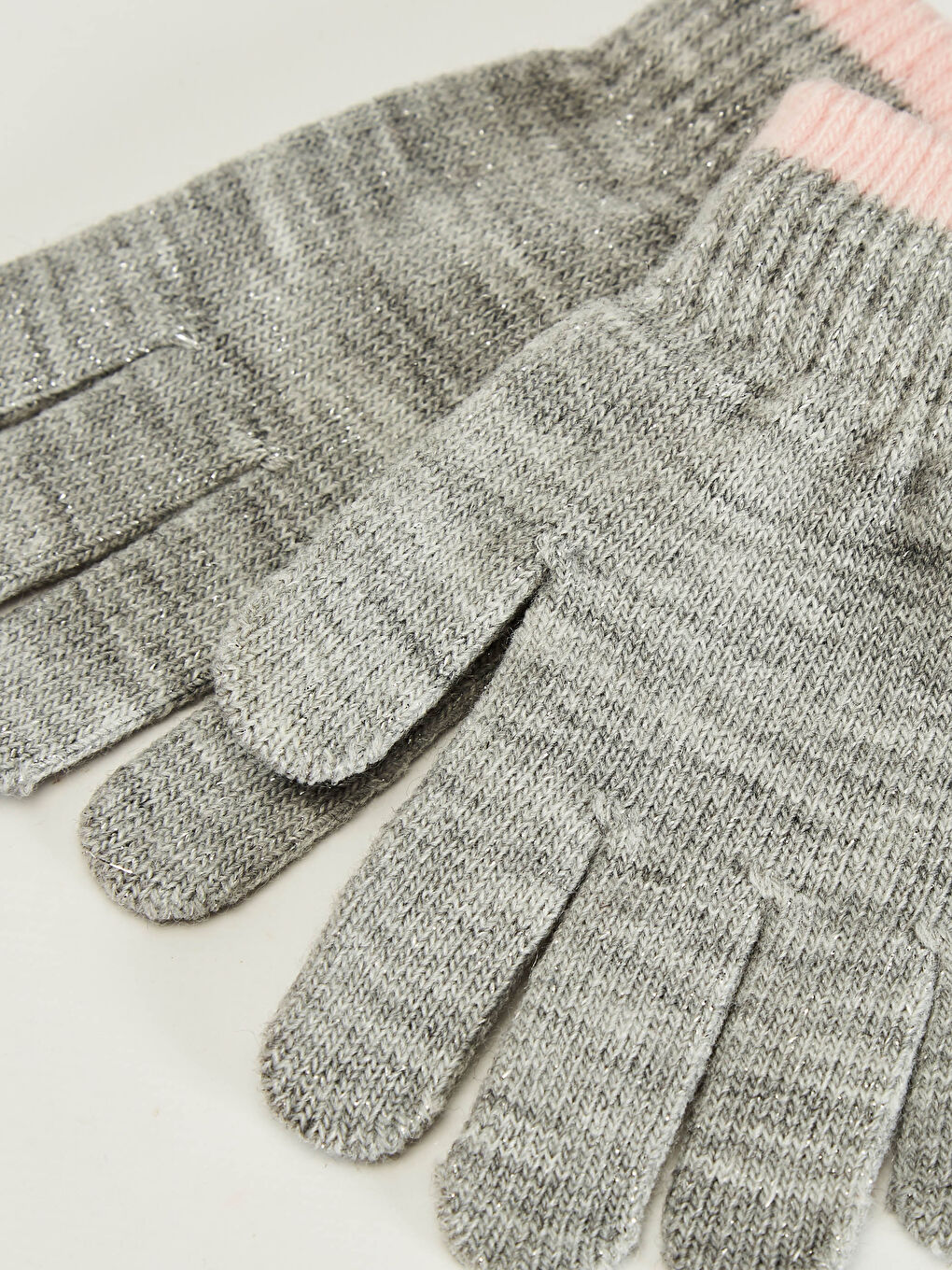 LCW ACCESSORIES Girl's Printed Knitwear Gloves 2 Pieces -0W4069Z4-CS3