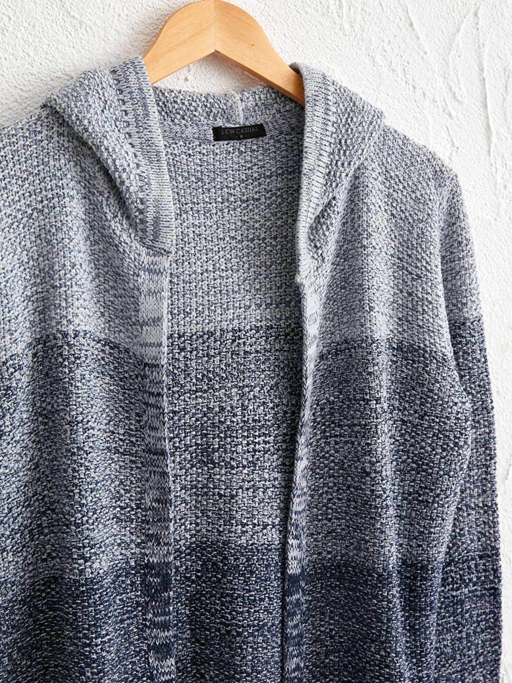 كارديجان تريكو خفيف الوزن مزود بغطاء رأس-2