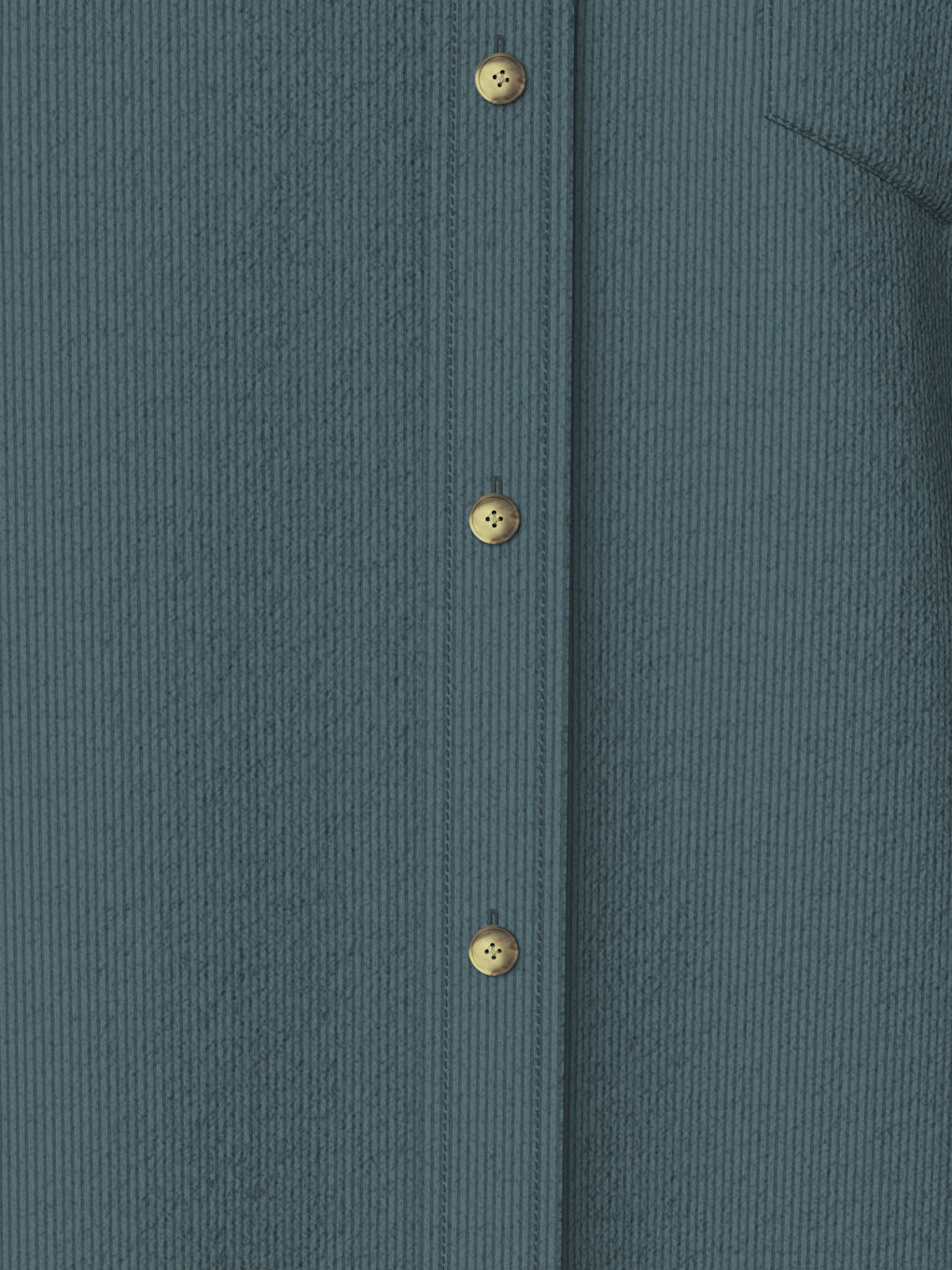 Chemise en velours à manches longues coupe régulière-3