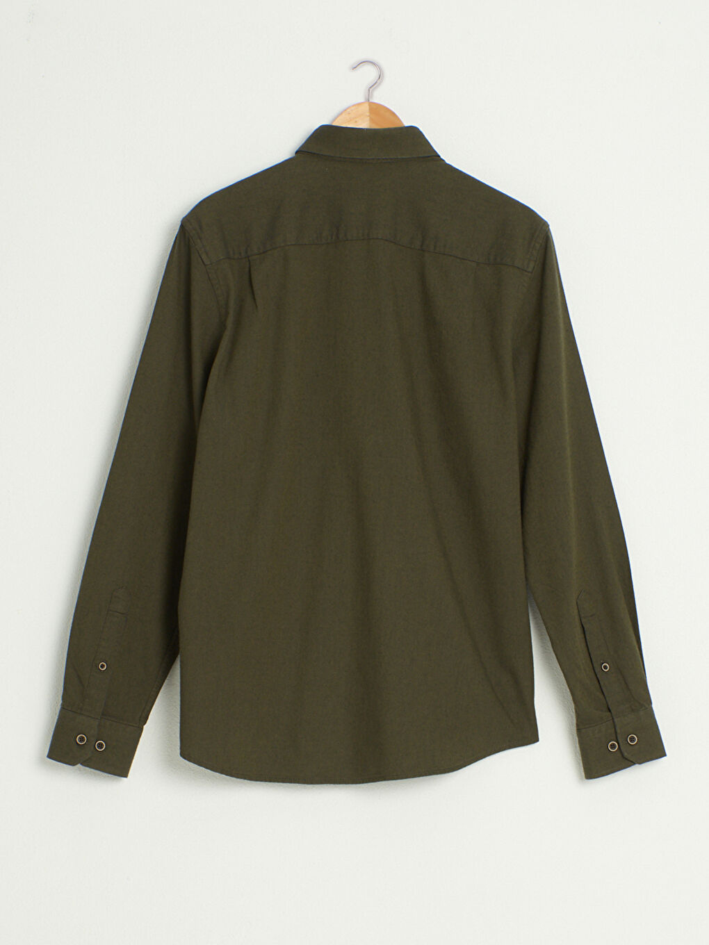 LCWAIKIKI Basic Regular Fit Long Sleeve Gabardine Shirt -0W4144Z8-KGJ