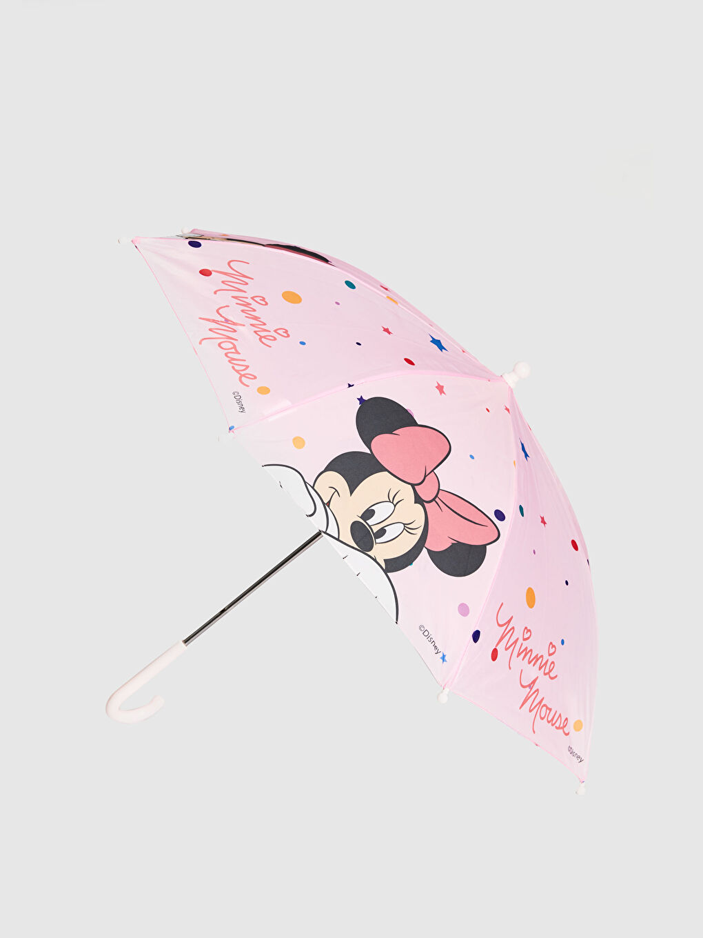 Kırmızı Minnie Mouse Baskılı Kız Çocuk Şemsiye