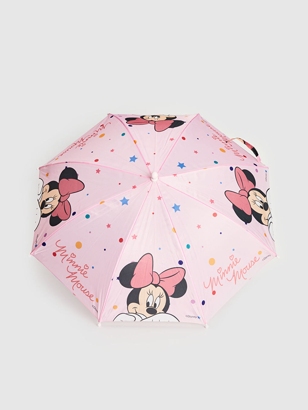 Kırmızı Minnie Mouse Baskılı Kız Çocuk Şemsiye-2