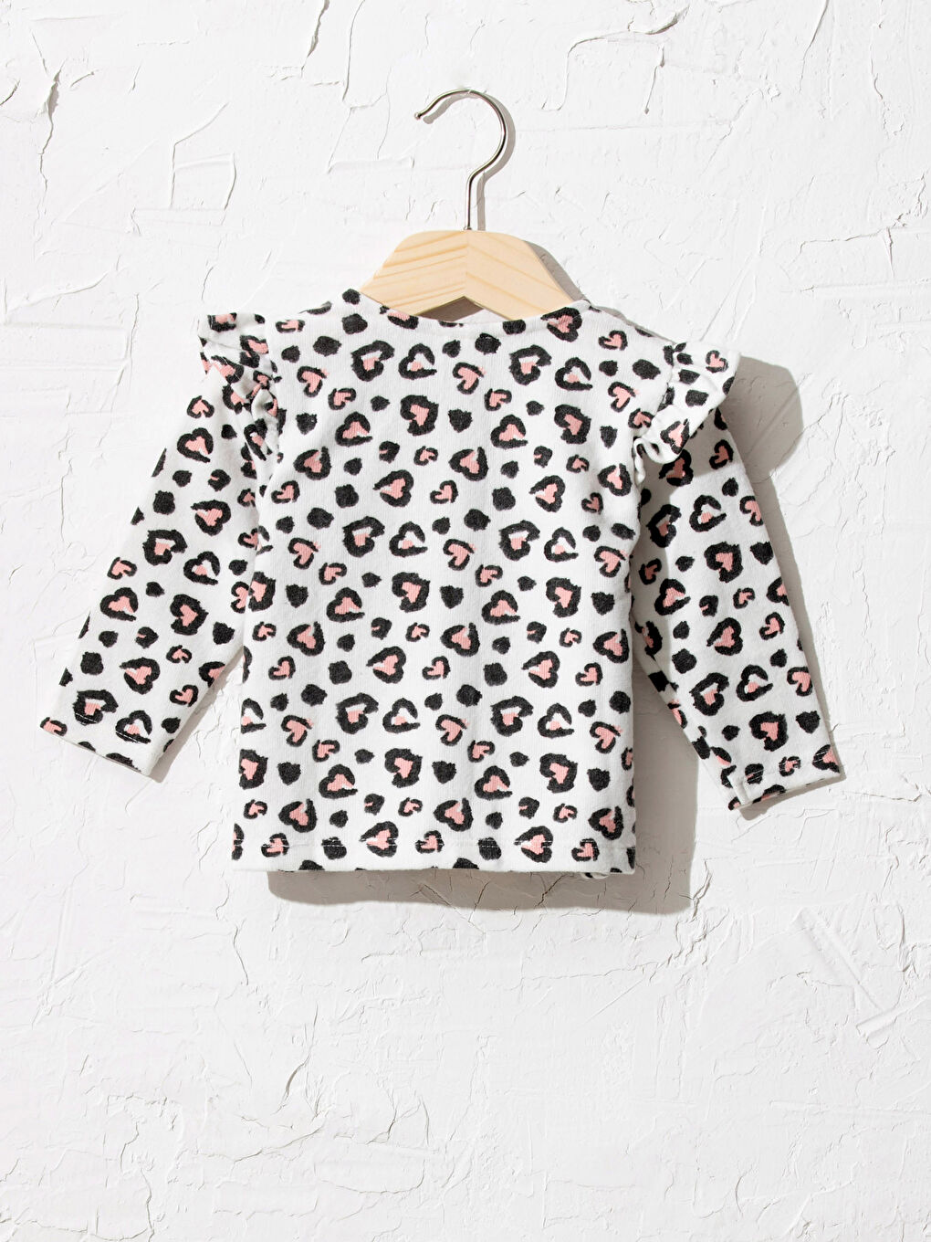 Baby Girl's Figured Tricot Cardigan-1