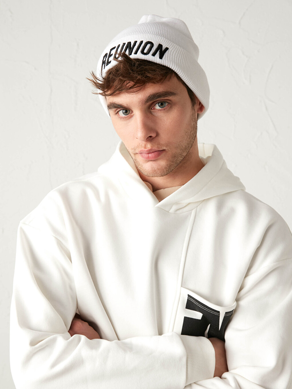 LCW ACCESSORIES Text Embroidered Knitwear Beanie - 0W4258Z8-E5X