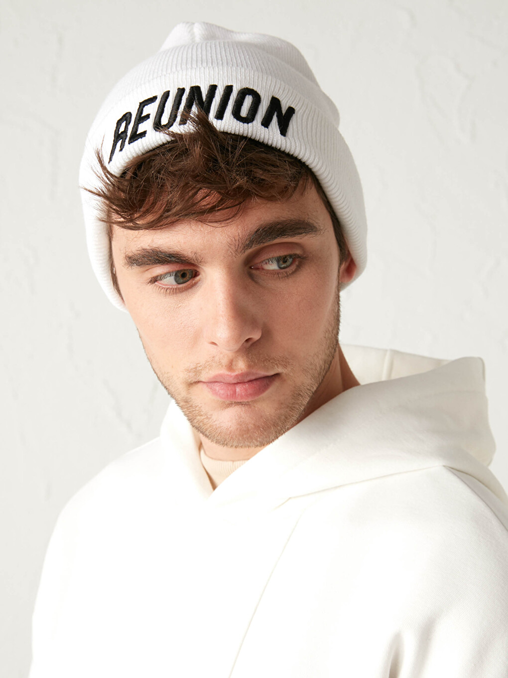 LCW ACCESSORIES Text Embroidered Knitwear Beanie - 0W4258Z8-E5X