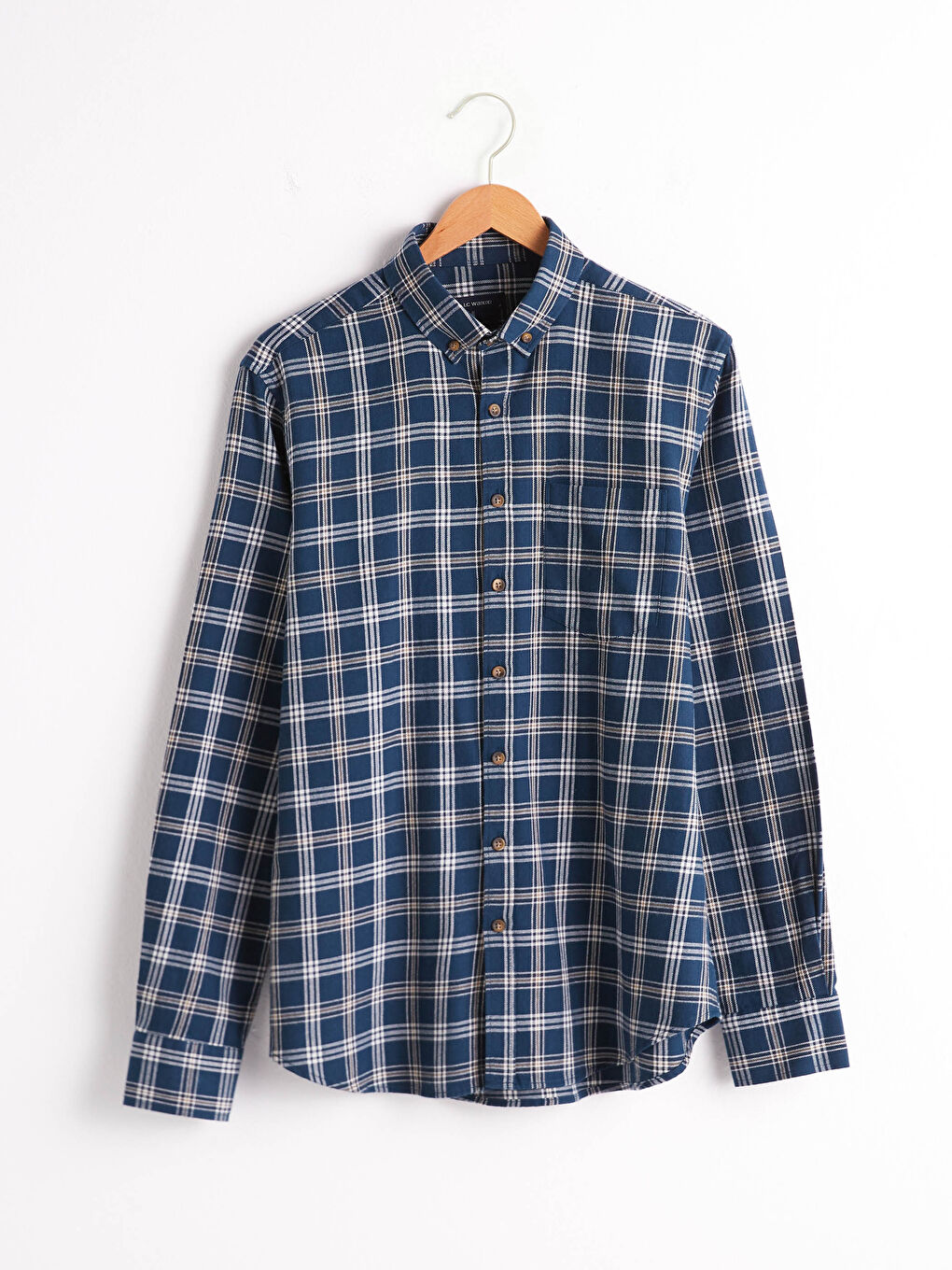 Chemise Gabardine Manches Longues Coupe Régulière-4