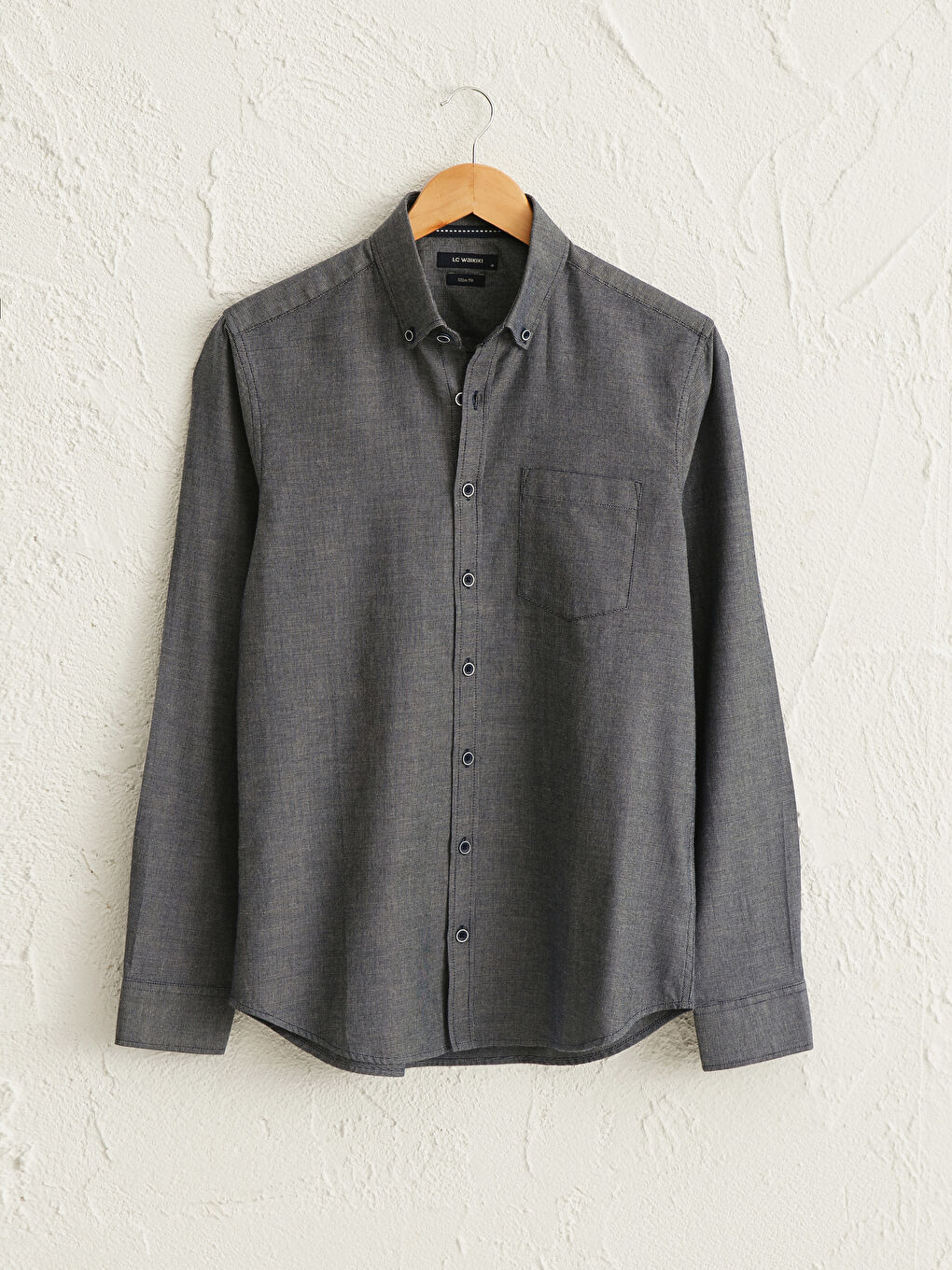 тар пішім ұзын жең поплин жейде