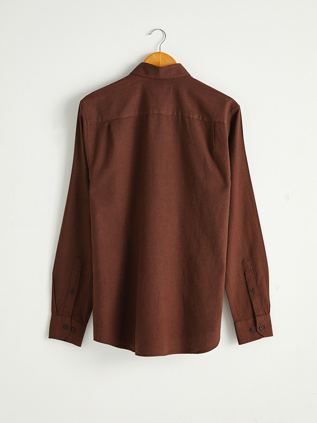 Chemise Gabardine Manches Longues Coupe Régulière-1