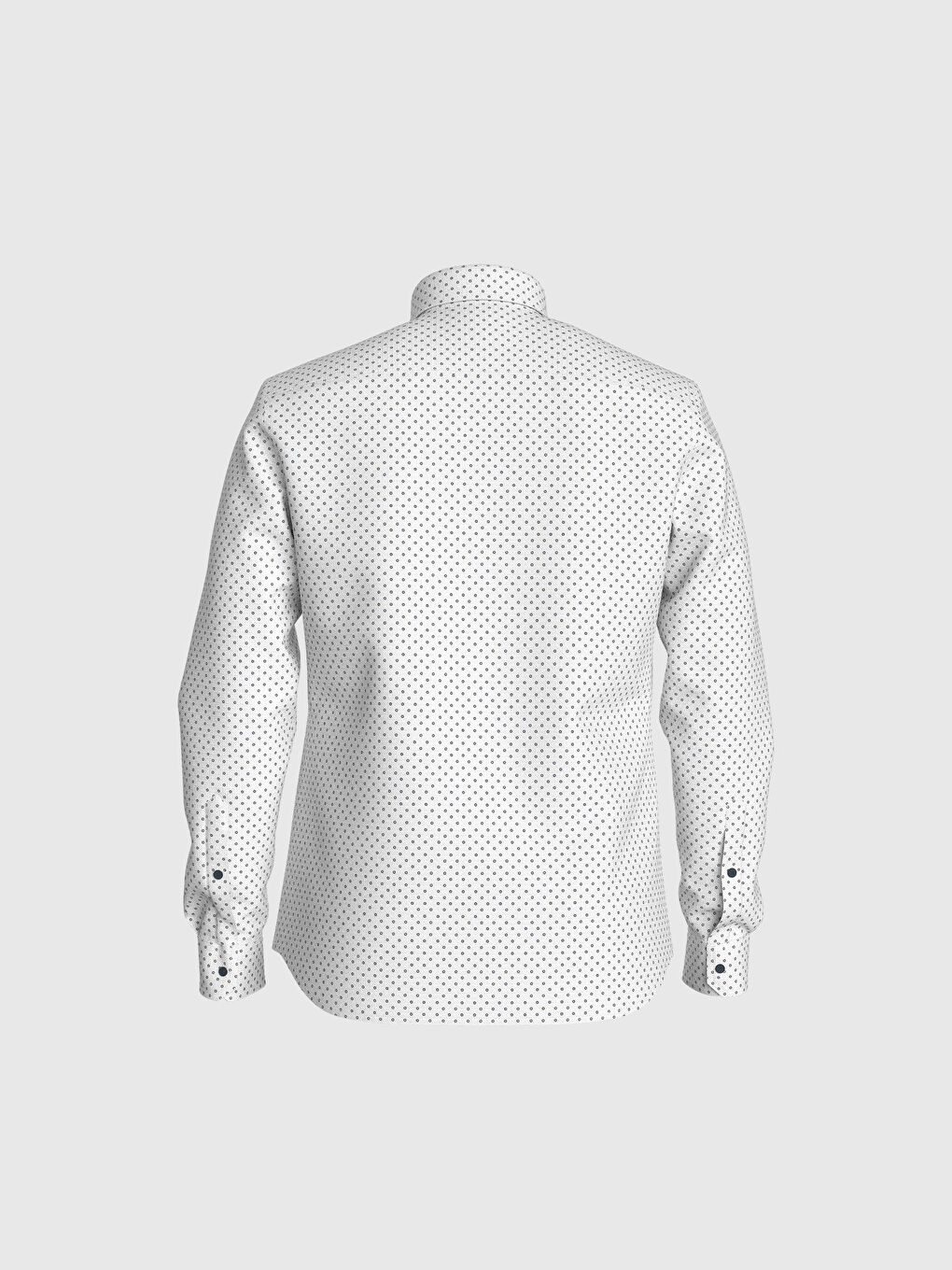 Chemise Slim Fit à Manches Longues en Popeline-2