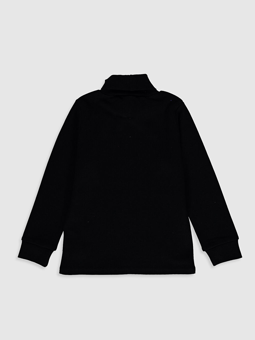 Siyah Erkek Çocuk Pamuklu Basic Tişört-1