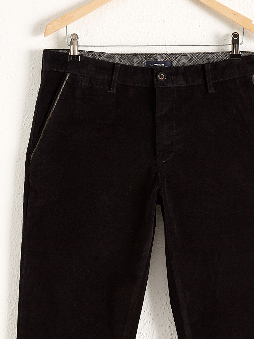 LCWAIKIKI Classic Standardne somot pantalone -0W4432Z8-KSY