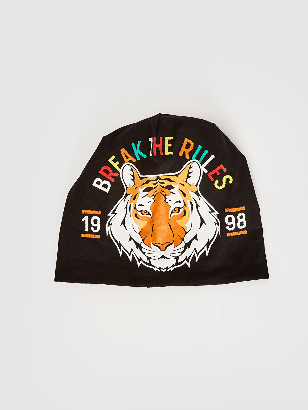 Erkek Çocuk Kaplan Baskılı Jarse Bere