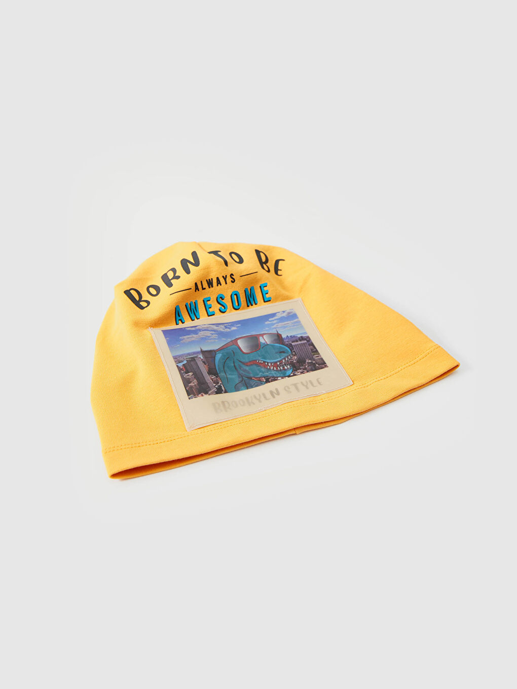 Boy Printed Jersey Beanie-2