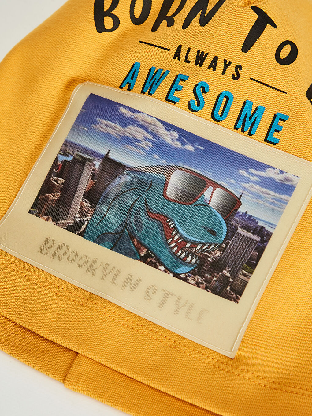 Boy Printed Jersey Beanie-3