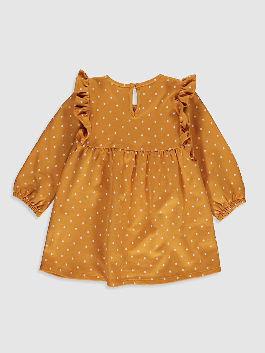 Baby Girl Patterned Oversize Dress-1