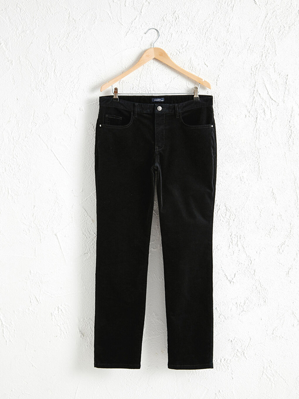 Standard Fit Velvet Trousers