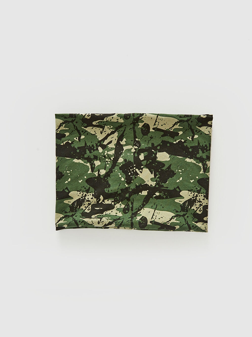 Boy Camouflage Printed Jersey Scarf-1