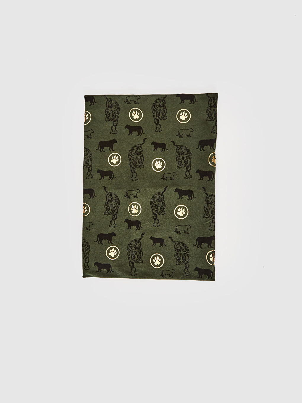 Boy Tiger Printed Jersey Scarf-3