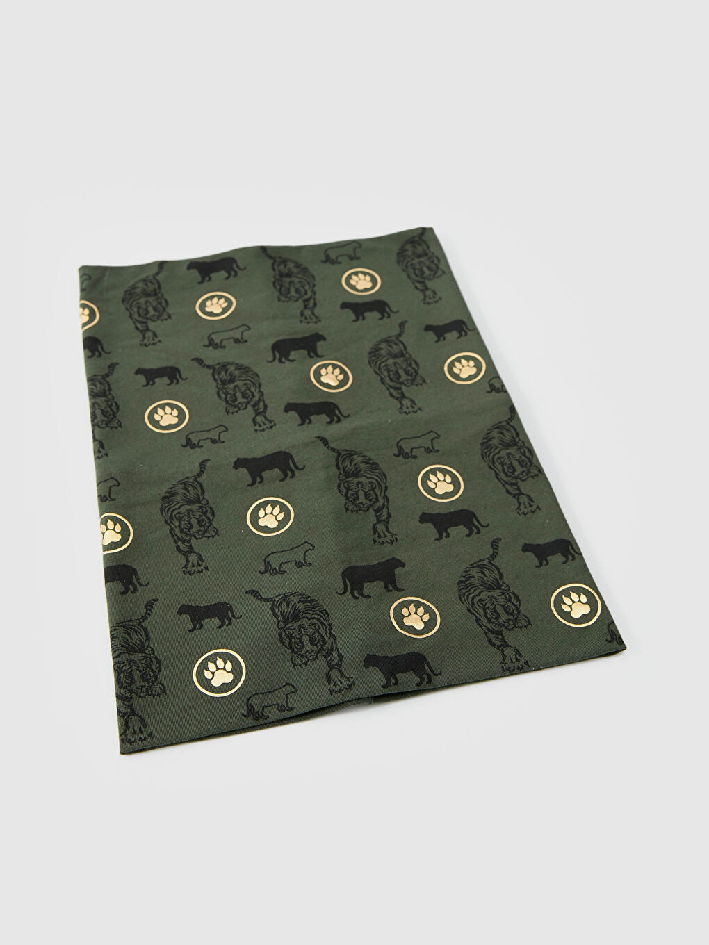 Boy Tiger Printed Jersey Scarf-1