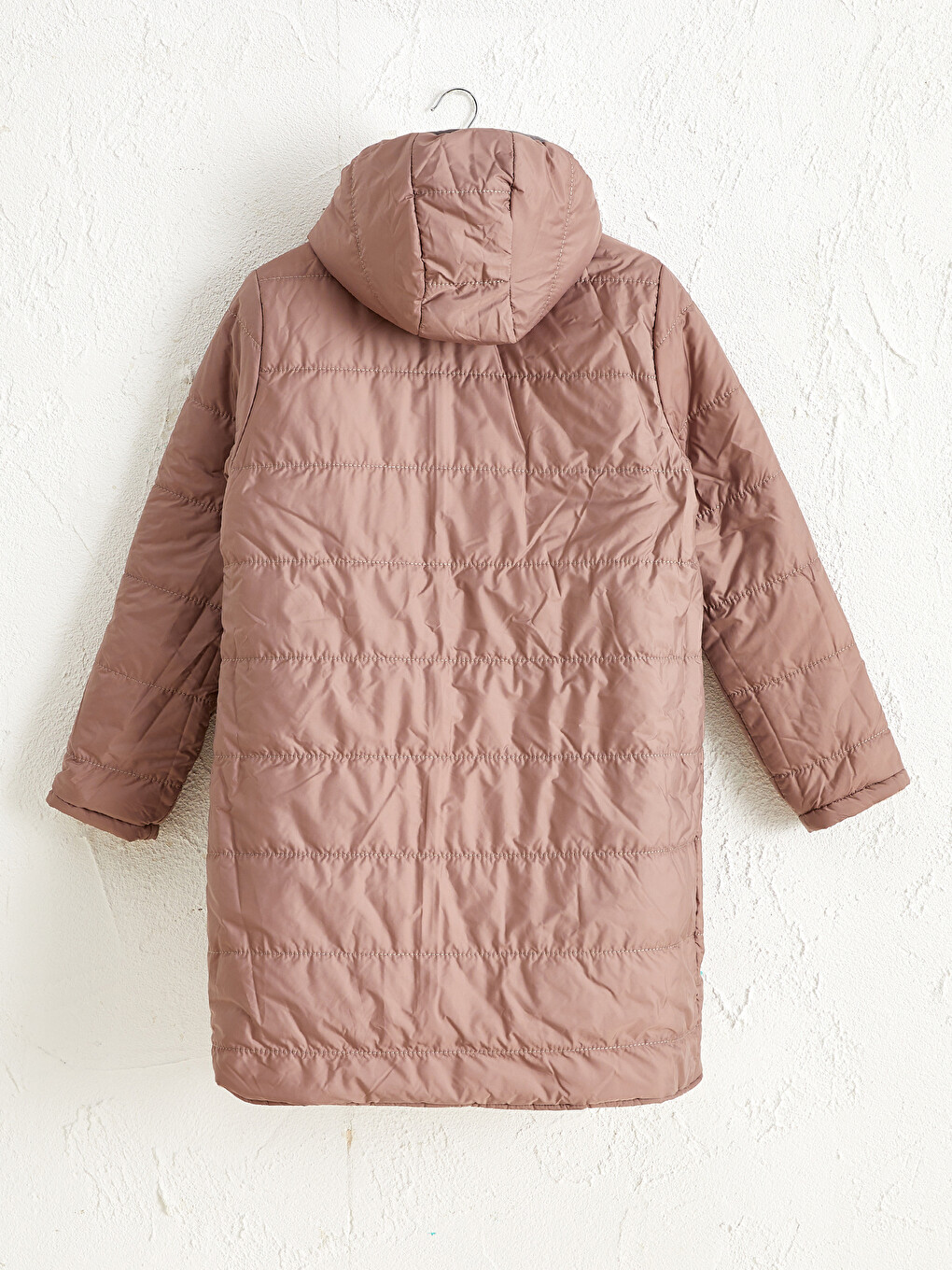 Long Puffer With Hood-2