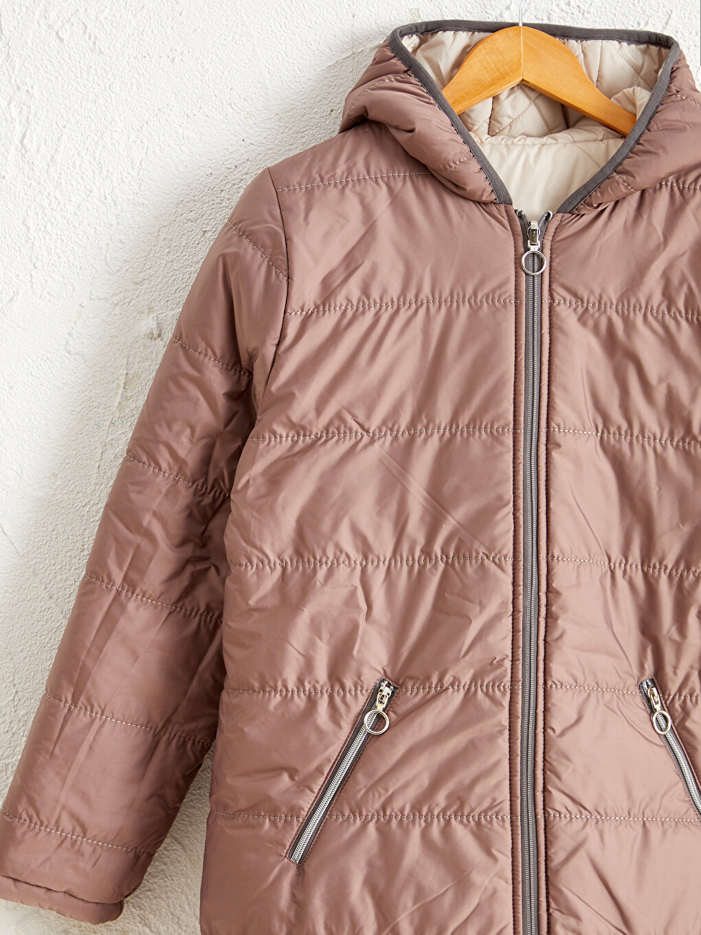 Long Puffer With Hood-4