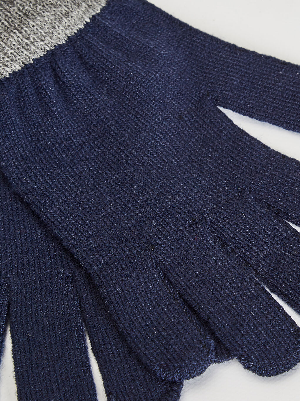 Gri Erkek Çocuk Triko Atkı Bere ve Eldiven-2