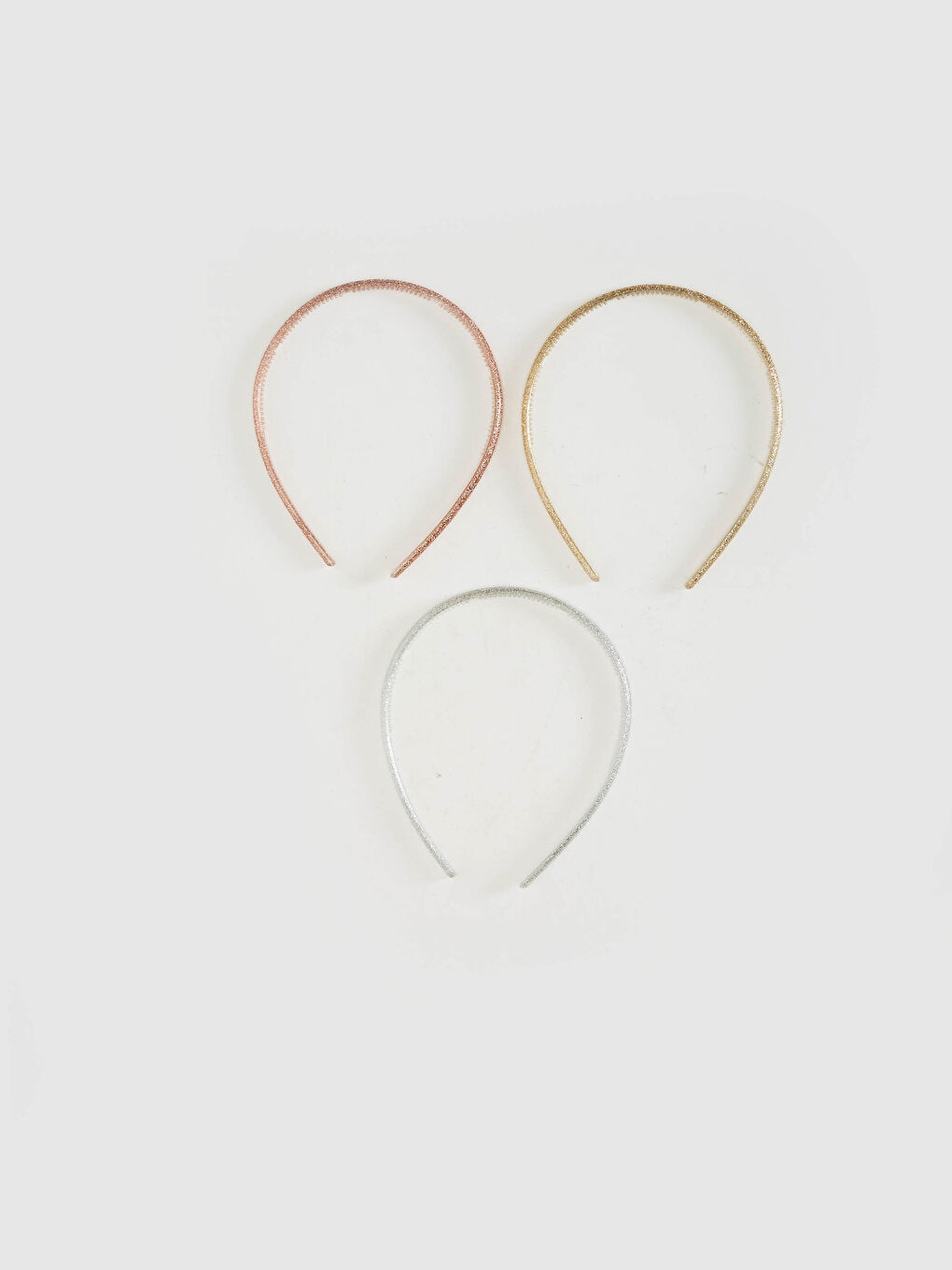 LCW ACCESSORIES 3 опаковки Сребриста лента за глава за момичета -0W4748Z4-M0T