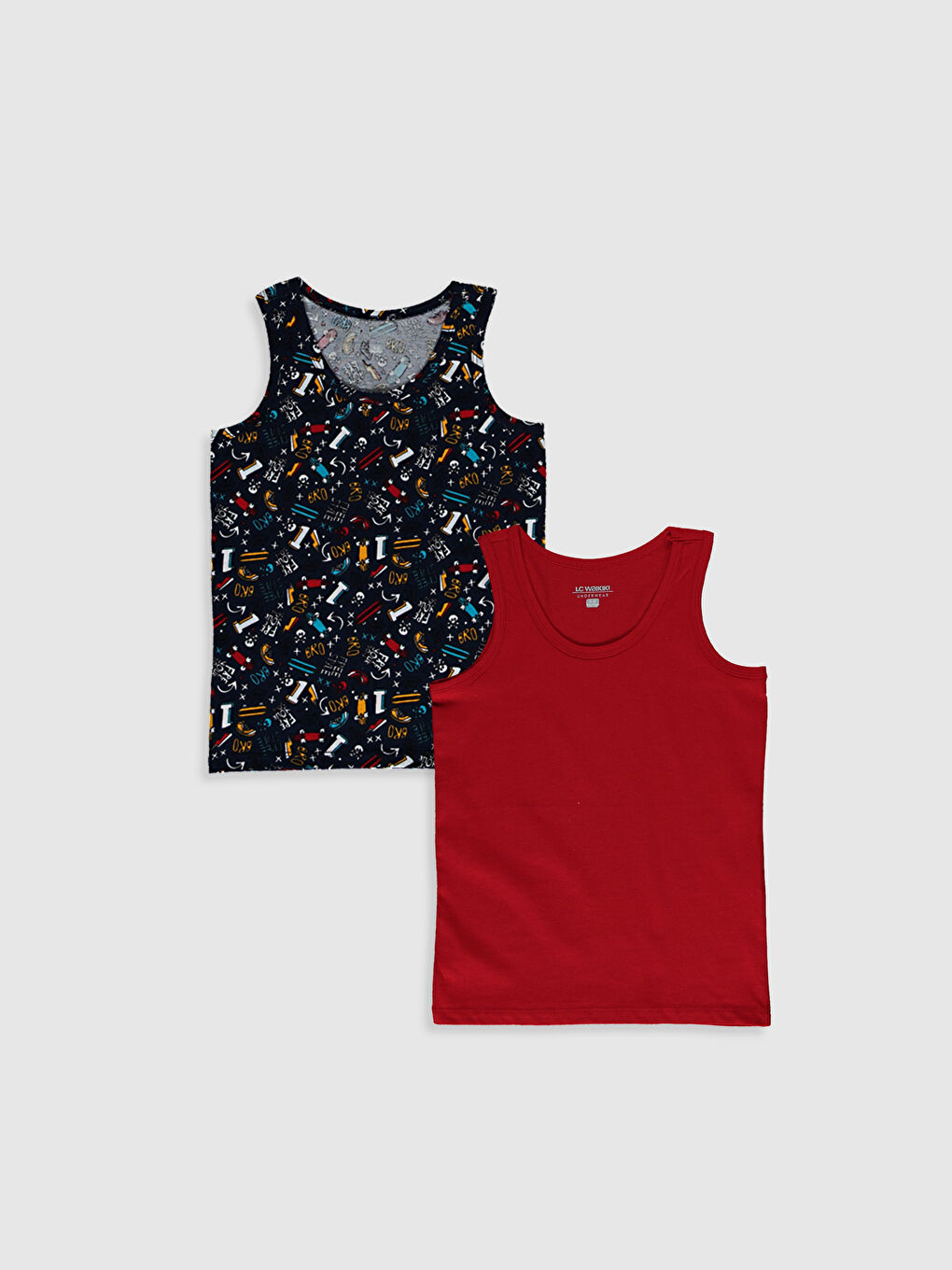 Майка-борцовка для мальчиков, 2 шт.