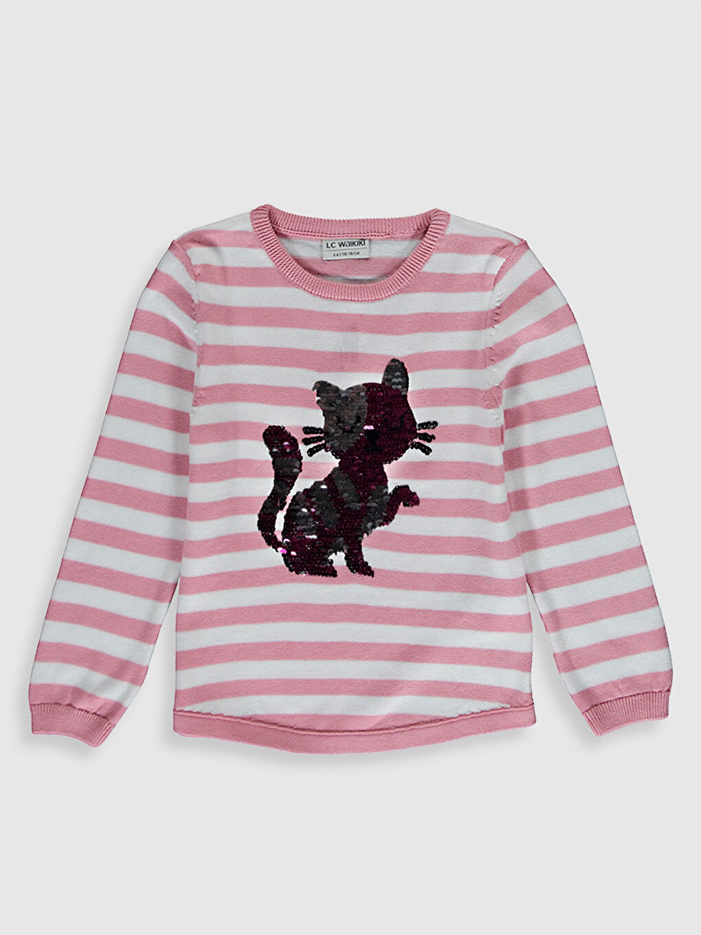 Girl's Double-Sided Sequin Lightweight Tricot Jumper-2