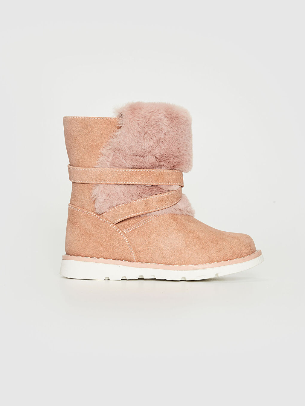 Қыз балаға арналған плюшпен безендірілген етік-1