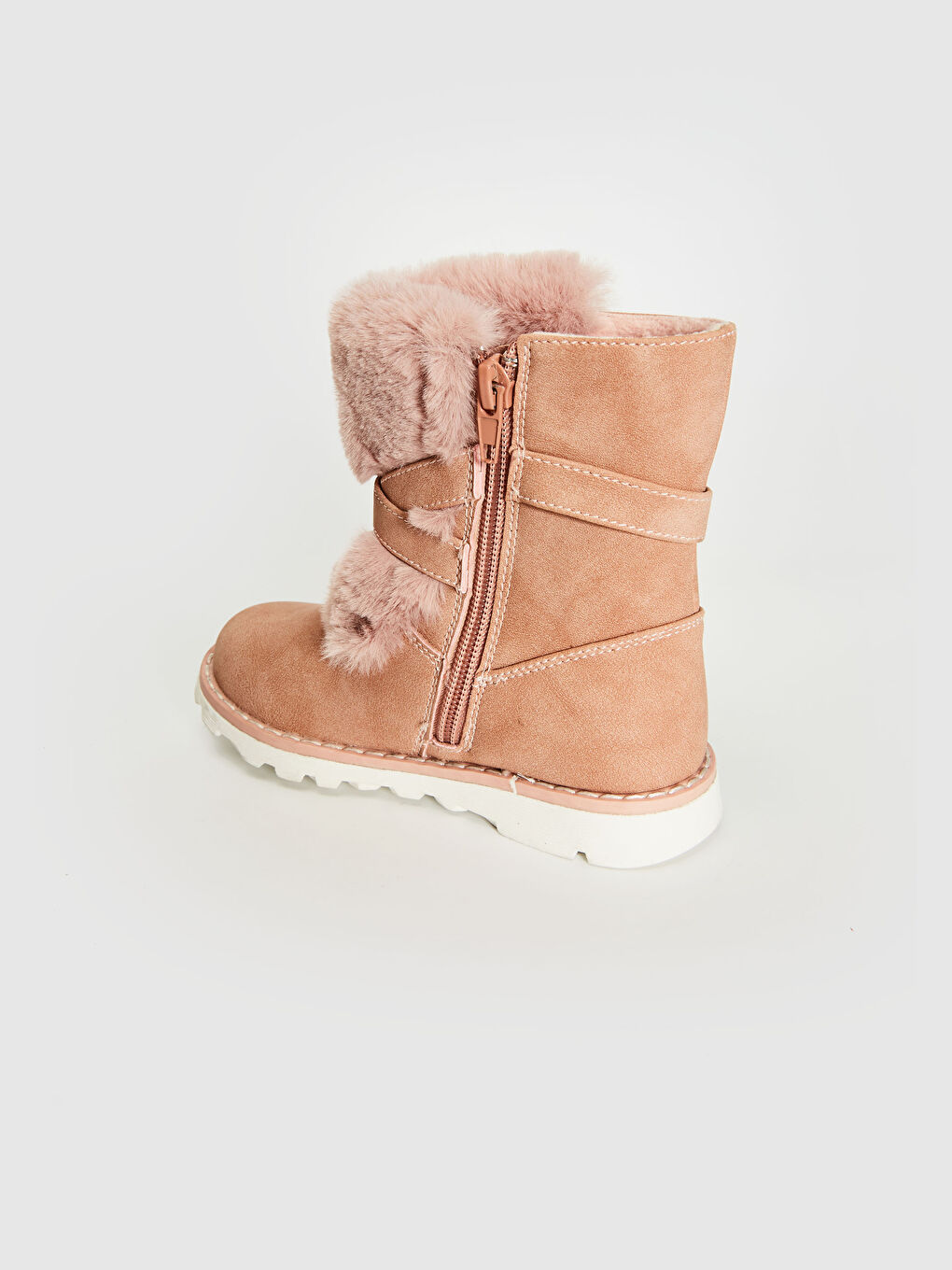 Қыз балаға арналған плюшпен безендірілген етік-5