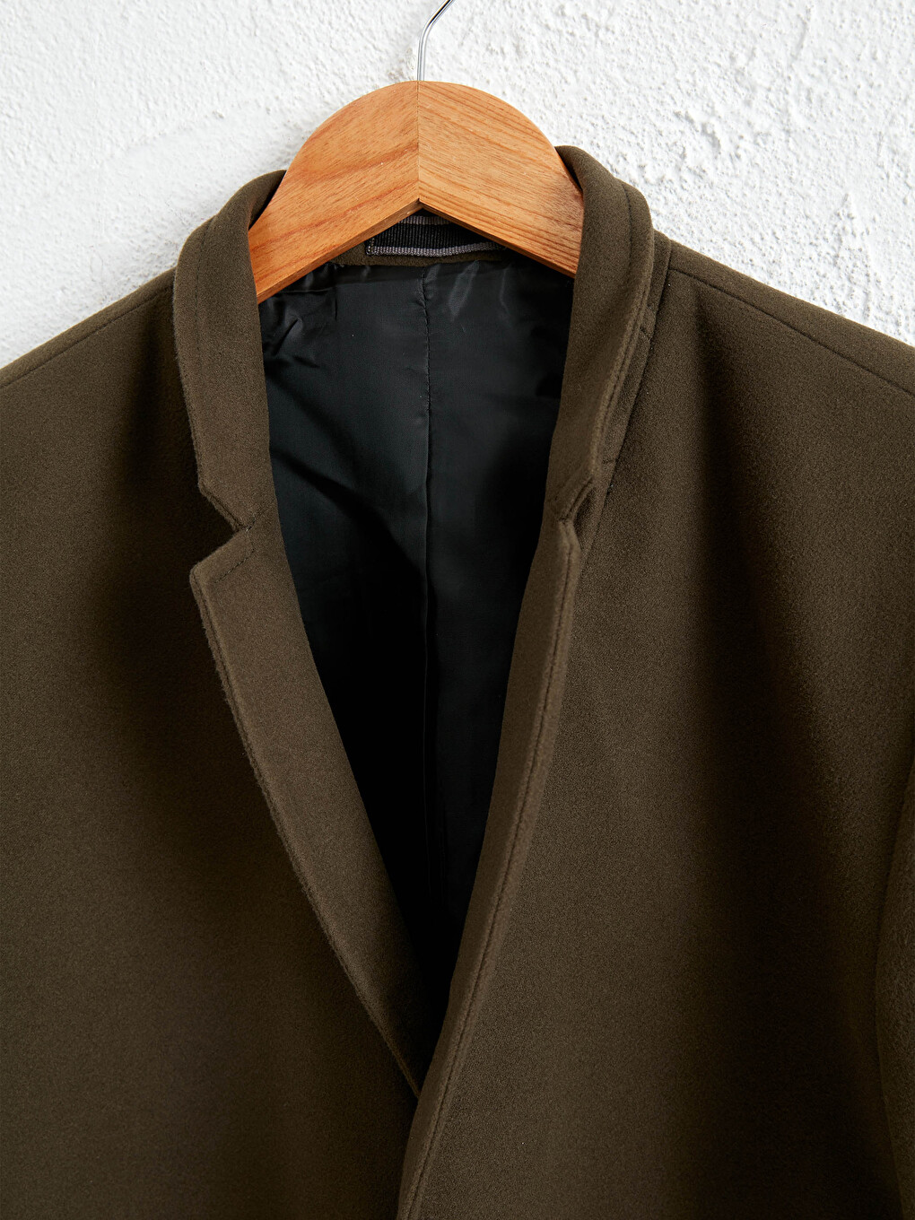 Slim Fit Kalın Kaşe Kaban-2