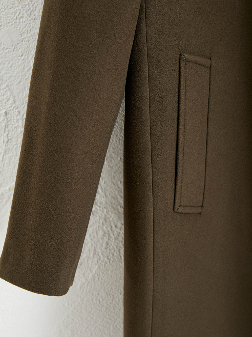 Slim Fit Kalın Kaşe Kaban-3