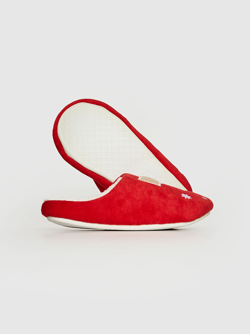 Домашни чехли за момиче с бродерия-3