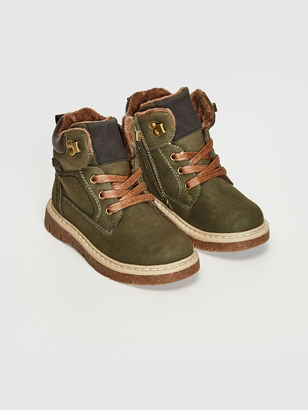 Ботинки для малышей мальчиков с меховой подкладкой