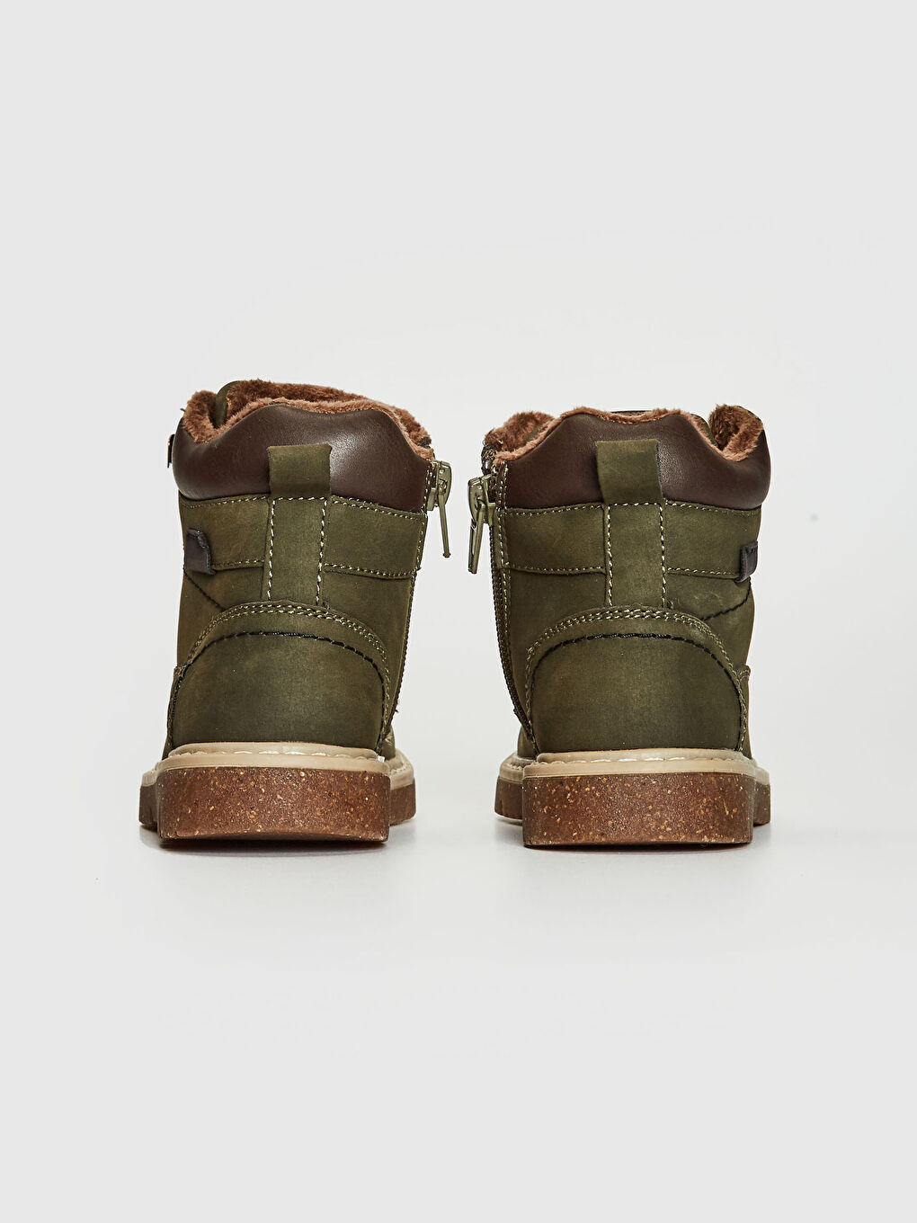 Ботинки для малышей мальчиков с меховой подкладкой-4