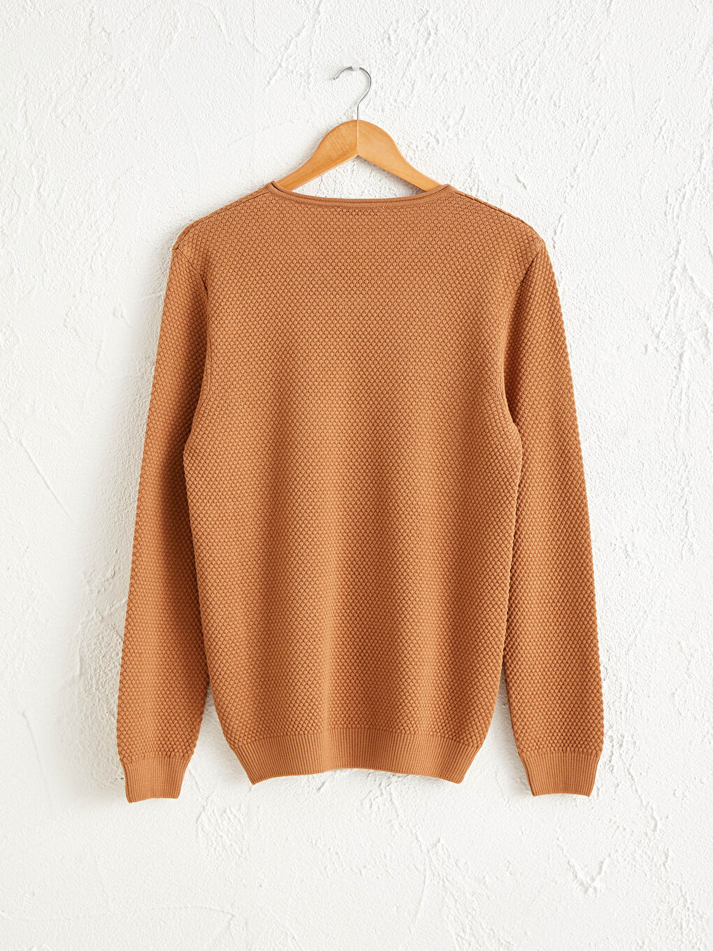 LCW Vision Slim Fit V Yaka İnce Triko Kazak -0W5342Z8-JJL