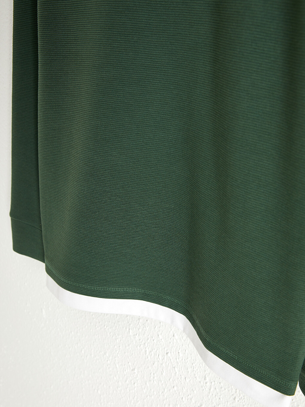 Bisiklet Yaka Basic Uzun Kollu Sweatshirt-3