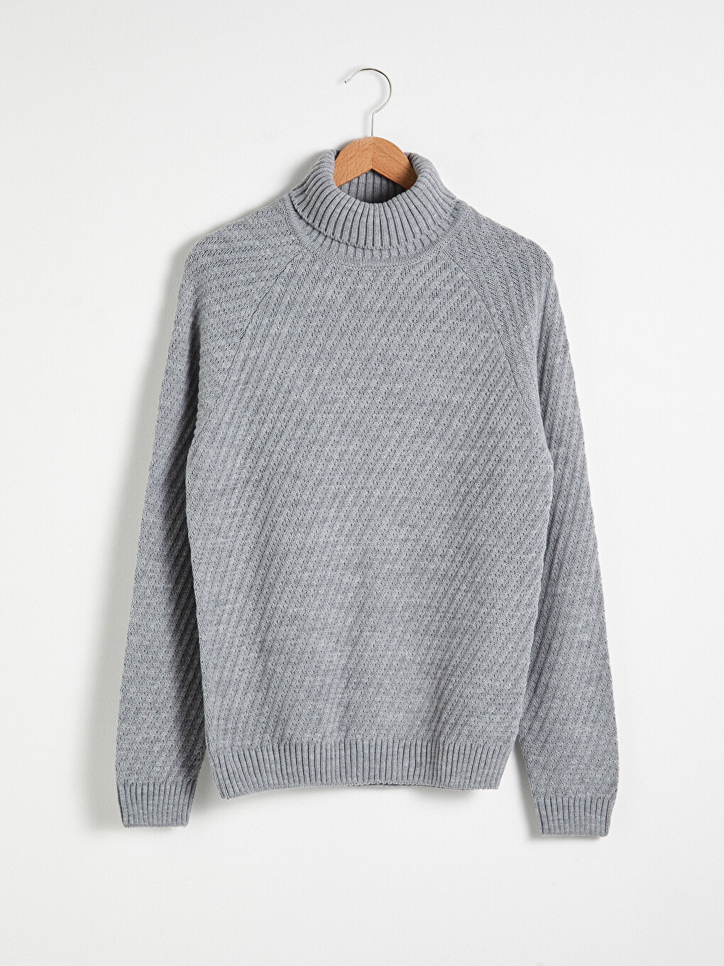 Turtleneck Thick Knitwear Sweater-5