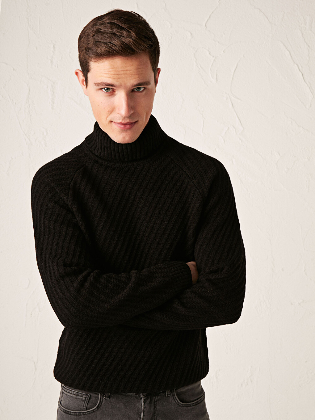 Turtleneck Thick Knitwear Sweater-2