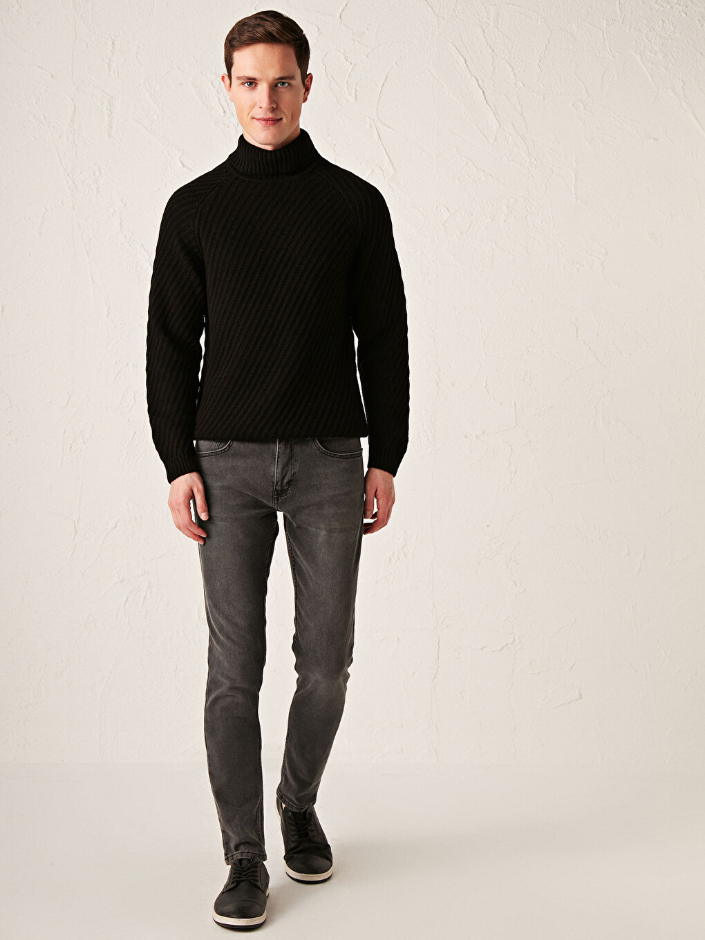 Turtleneck Thick Knitwear Sweater-3