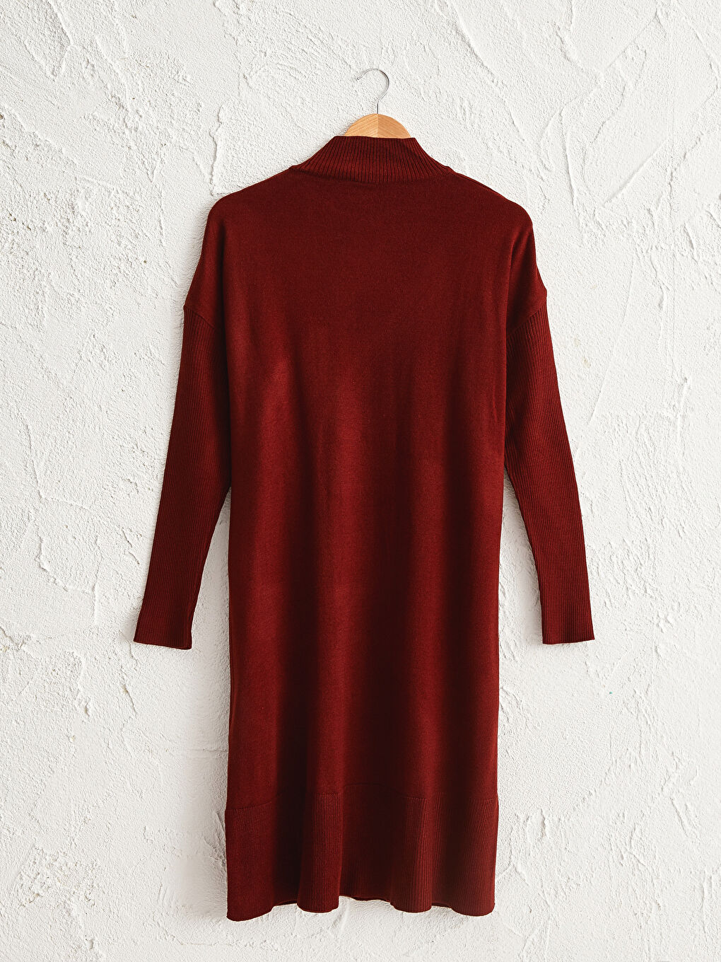 LCW Modest Turtleneck Long Sleeve Women's Plain Knitwear Tunic -0W5566Z8-CXY