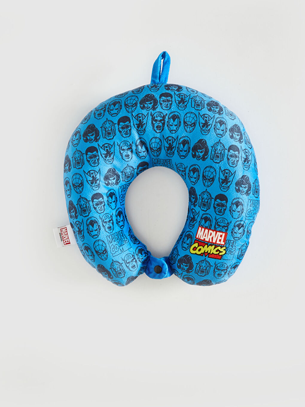 Mavi Avangers Baskılı Boyun Yastığı
