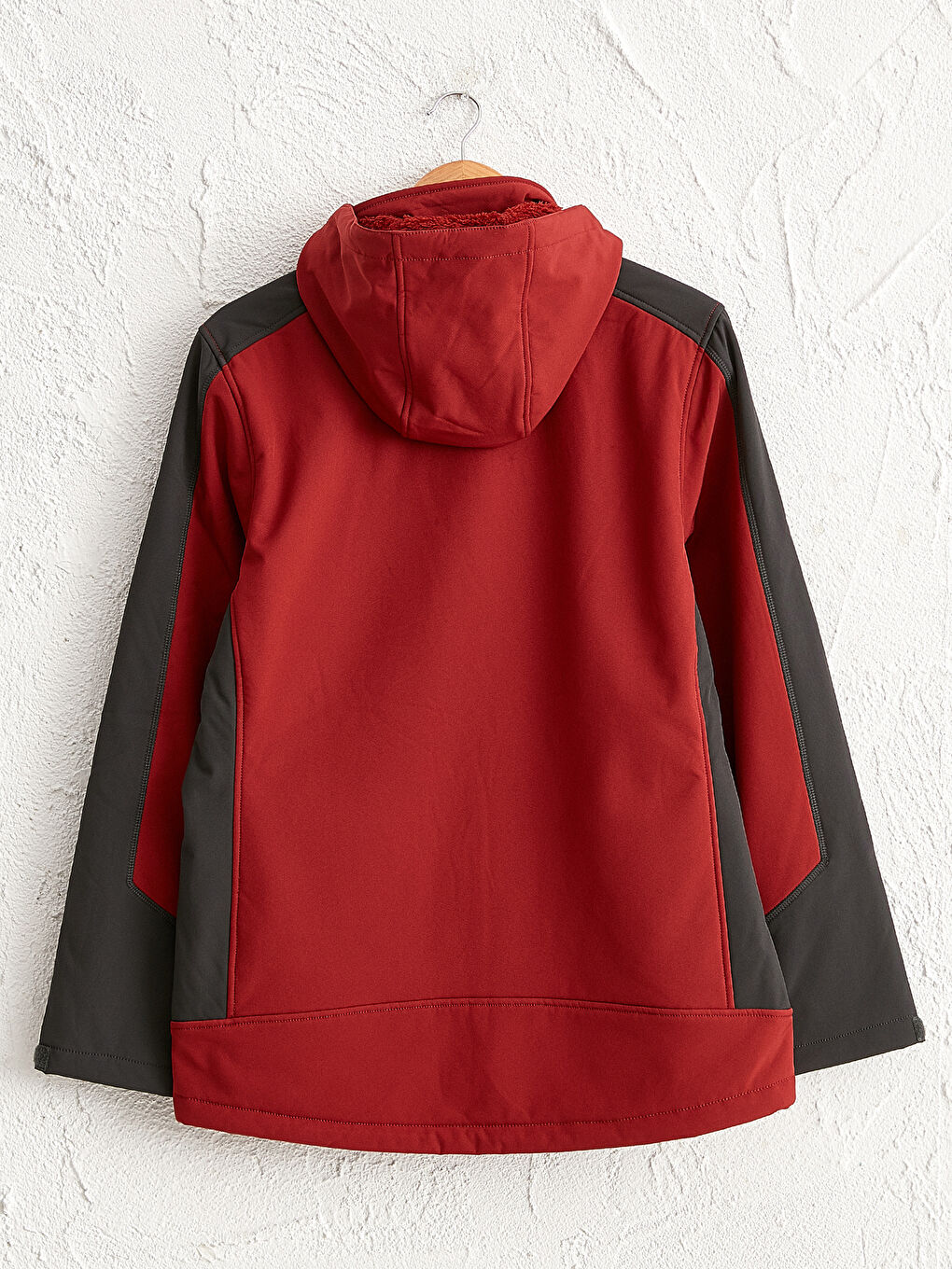 Standing Collar Hooded Men's Windbreaker-9