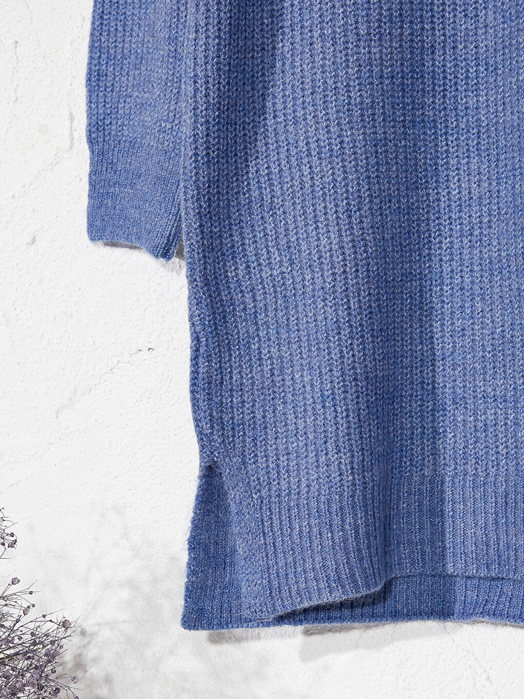 Дамска Плетена Туника с Дълъг Ръкав-1